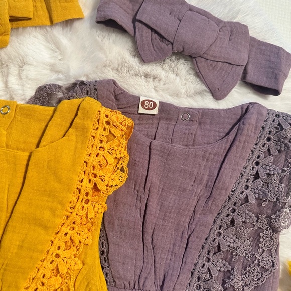 🌸3/$12,Bundle 2 of girl’s jumper 0-3 months new - Picture 10 of 10